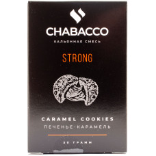 Смесь Chabacco 50 гр Strong Печенье Карамель Caramel Cookies (кальянная без табака)