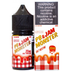Жидкость Jam Monster 30 мл PB Strawberry 0 мг/мл Без Никотина