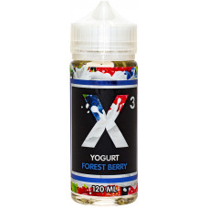 Жидкость X-3 Yoghurt 120 мл Forest Berry 3 мг/мл