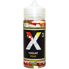 Жидкость X-3 Yoghurt 120 мл Pear 3 мг/мл