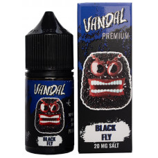 Жидкость Vandal Premium 30 мл Black Fly Ароматная Черёмуха 20 мг/мл