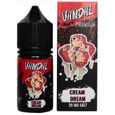 Жидкость Vandal Premium 30 мл Cream Dream Малиновый Йогурт 20 мг/мл