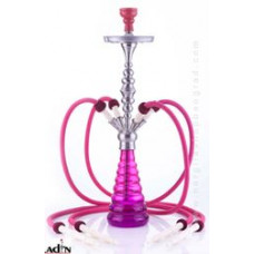 Кальян Aladin Гавана 4 шланга фиолетово-розовый h=87 см W5X4