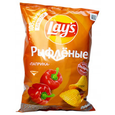 Чипсы Lays Рифленные Паприка 140 гр