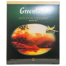 Чай Greenfield Голден Цейлон Черный уп 100 пак по 2 гр