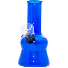 Бонг стекло Mini Bong h=130 мм Transparent Blue 991851-29