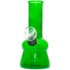 Бонг стекло Mini Bong h=130 мм Transparent Green 991851-37