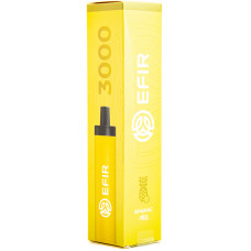 Вейп EFIR 3000 тяг Ананас Лед 2% 500 mAh Одноразовый