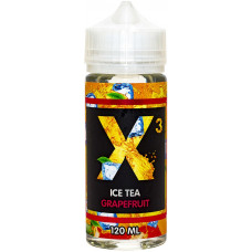 Жидкость X-3 Ice Tea 120 мл Grapefruit 3 мг/мл