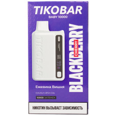 Вейп Tikobar Baby 10000 Cherry Blackberry Вишня Ежевика Одноразовый