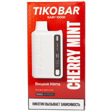 Вейп Tikobar Baby 10000 Cherry Mint Вишня Мята Одноразовый