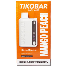 Вейп Tikobar Baby 10000 Mango Peach Манго Персик Одноразовый