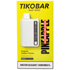 Вейп Tikobar Baby 10000 Pineapple Watermelon Lemon Ананас Арбуз Лимон Одноразовый