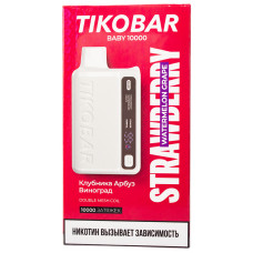 Вейп Tikobar Baby 10000 Strawberry Watermelon Grape Клубника Арбуз Виноград Одноразовый
