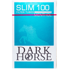 Гильзы сигаретные Dark Horse Slim Long Menthol с фильтром 100 шт
