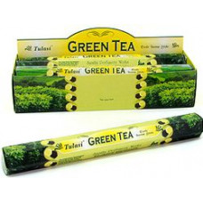 Благовония Sarathi Зеленый Чай Gren Tea Аромапалочки HEXA