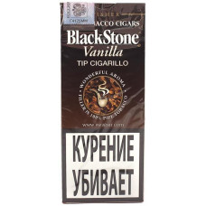 Сигариллы Black Stone Тип с мундштуком Ваниль 5x10