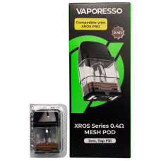 Vaporesso XROS Pod 0.4 Ом 3 ml Картридж 1 шт только для XROS 4, XROS 4 Mini, XROS PRO