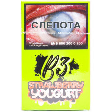 Табак B3 50 гр Strawberry Yougurt Клубничный Йогурт