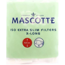 Фильтры для самокруток MASCOTTE Extra Slim Filters X-Long 5.3 мм 150 шт
