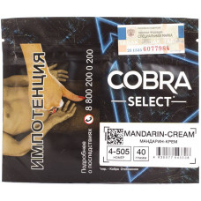 Табак Cobra Select 40 гр Мандарин Крем 4-505 Mandarin Cream