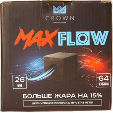 Уголь Crown Maxflow 64 куб 1 кг 26x26x26