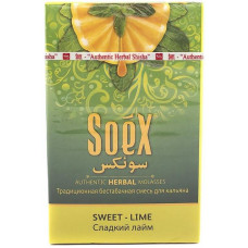 Смесь SoeX 50 г Сладкий лайм Sweet Lime (кальянная без табака)