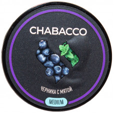 Смесь Chabacco 25 гр Medium Черника Мята Blueberry Mint (кальянная без табака)