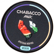 Смесь Chabacco Mix 25 гр Medium Арбузная Жвачка Watermelon Gum (кальянная без табака)