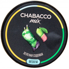 Смесь Chabacco Mix 25 гр Medium Зеленая содовая Green Soda (кальянная без табака)