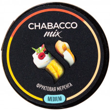 Смесь Chabacco Mix 25 гр Medium Фруктовая Меренга Fruit merinque (кальянная без табака)