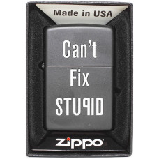 Зажигалка Zippo 28664 Cant Fix Stupid Бензиновая