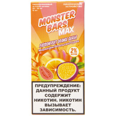 Вейп Monster Bars 6000 тяг Passionfruit Orange Guava Маракуйя Апельсин Гуава 500 mAh 12 мл Одноразовый