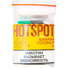 Картриджи HOTSPOT 3 шт Banana Coconut 0.9 мл упаковка zip-lock