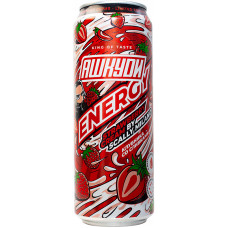 Энергетик HQD Energy 450 мл Strawberry Cream by Scally Milano Клубника со сливками Напиток Безалкогольный