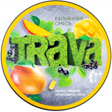 Смесь TRAVA 40г Манго Черная смородина Мята (кальянная без табака)