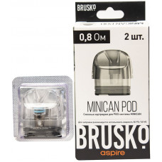 Brusko Minican Pod 3 мл 0.8 Ом Картридж 1 шт Прозрачный