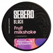 Табак Sebero Black 25 гр Фруктовый милкшейк Fruit milkshake