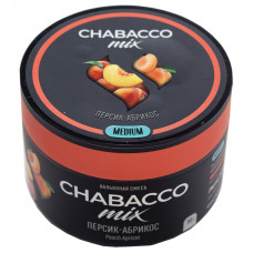 Смесь Chabacco Mix 50 гр Medium Персик Абрикос Peach Apricot (кальянная без табака)