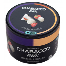 Смесь Chabacco Mix 50 гр Medium Малиновая Рафаэлла Raspberry Rafaella (кальянная без табака)