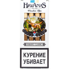 Сигариллы HAVANAS Tips Habano Classic (Классик) с мундштуком 4 шт