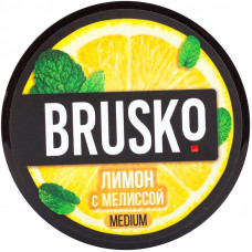 Смесь Brusko 50 гр Medium Лимон с Мелиссой (кальянная без табака)