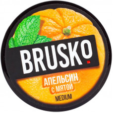 Смесь Brusko 50 гр Medium Апельсин с мятой (кальянная без табака)