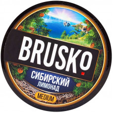 Смесь Brusko 50 гр Medium Сибирский Лимонад (кальянная без табака)