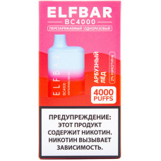 Вейп Elf Bar BC4000 Арбуз Лед 20 мг 650 mAh Одноразовый