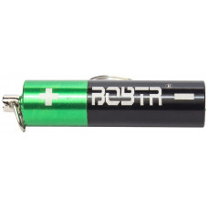 Трубка метал Батарейка Green Зеленая L=6 см