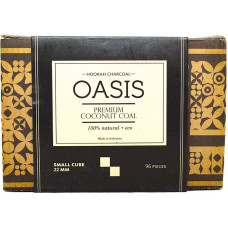 Уголь Oasis 96 куб Кокосовый 1 кг 22 мм