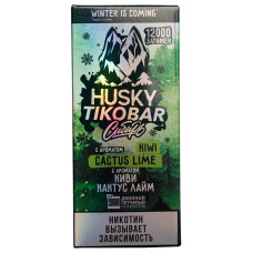 Вейп Tikobar Husky Сибирь 12000 Kiwi Cactus Lime Киви Кактус Лайм Одноразовый