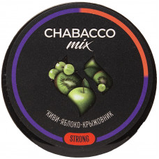 Смесь Chabacco Mix 50 гр Strong Киви Яблоко Крыжовник Kiwi Apple Gooseberry (кальянная без табака)