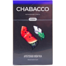 Смесь Chabacco 50 гр Strong Арбузная жвачка Watermelon Gum (кальянная без табака)